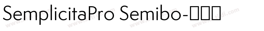 SemplicitaPro Semibo字体转换